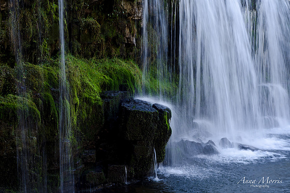 Sgwd Ddwli Uchaf in Brecon Beacons, Wales