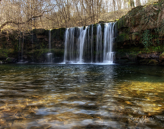 Sgwd Ddwli Uchaf in Brecon Beacons, Wales