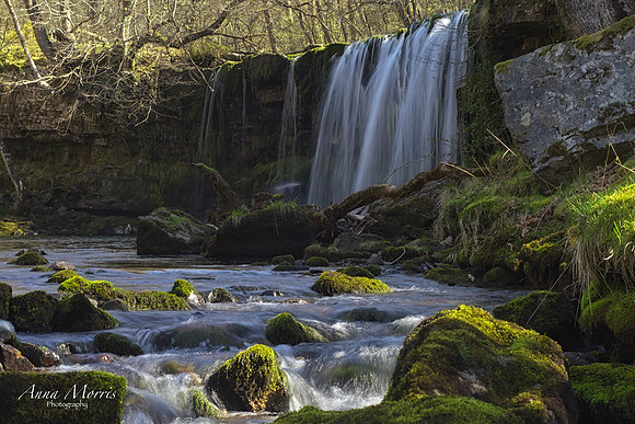 Sgwd Ddwli Uchaf in Brecon Beacons, Wales