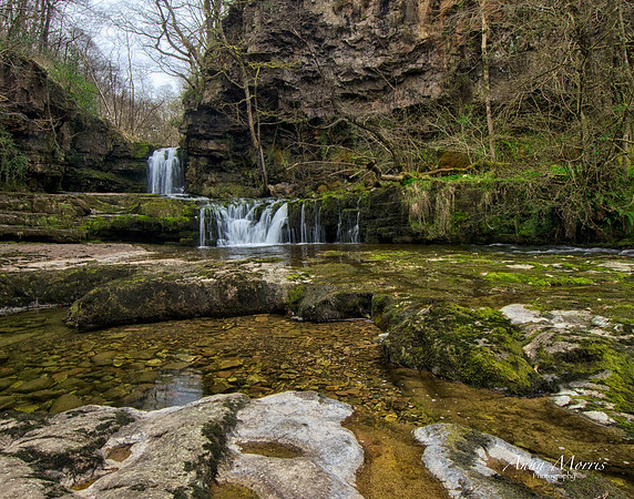 Sgwd Ddwli Isaf in Brecon Beacons, Wales