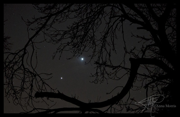 Venus & Jupiter Conjunction - Mar 2012