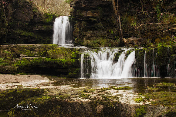 Sgwd Ddwli Isaf in Brecon Beacons, Wales