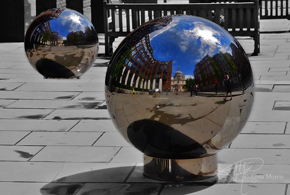 St Paul's Cathedral reflected