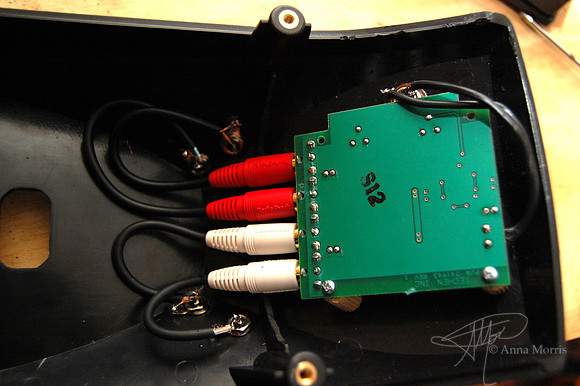 Inner electronics of my dew heater in the fork-arm mod
